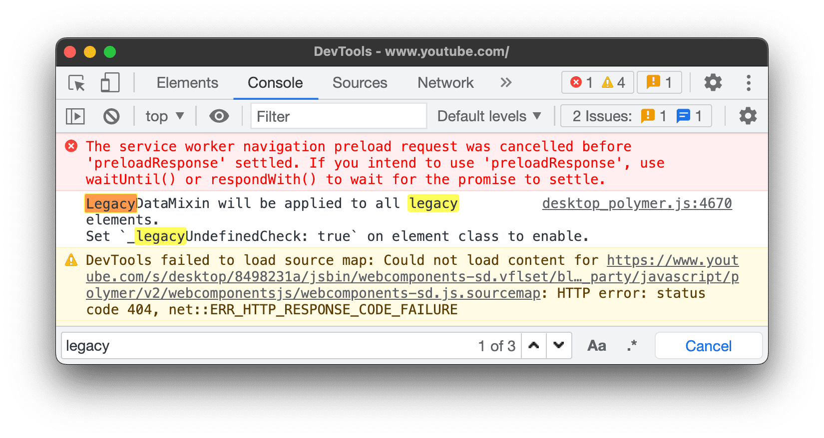 Digitando uma consulta.