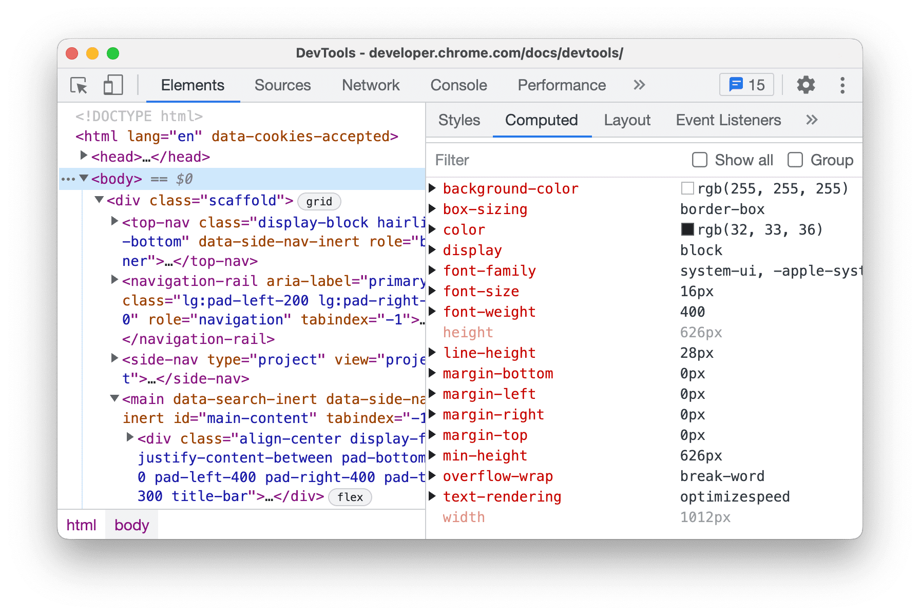 Tanımlanmış özellikler.