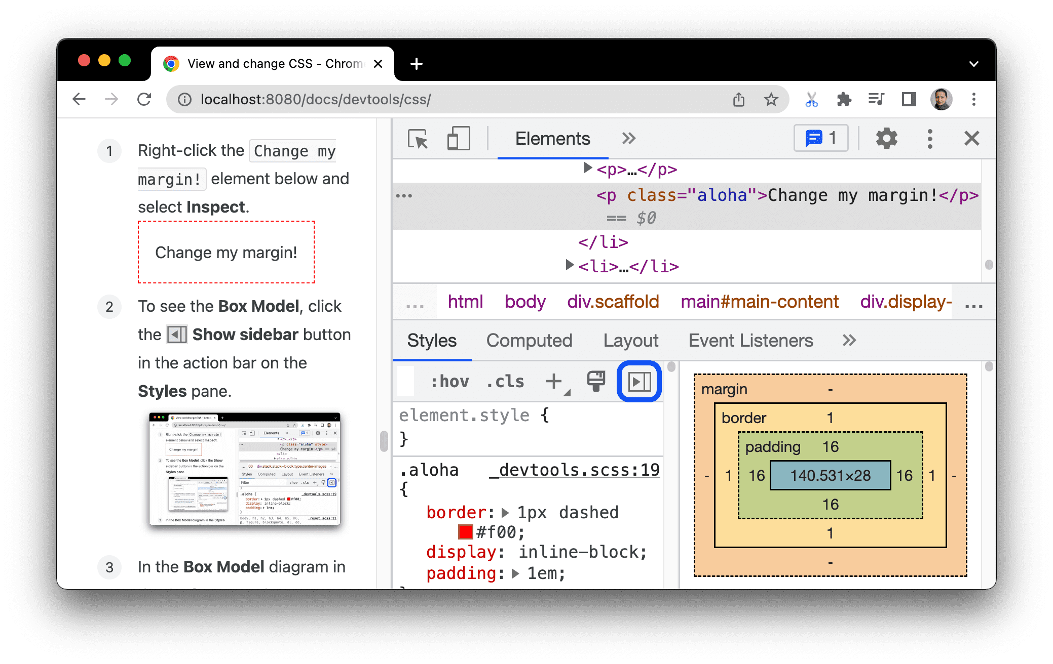 Diagramma del modello di Box.