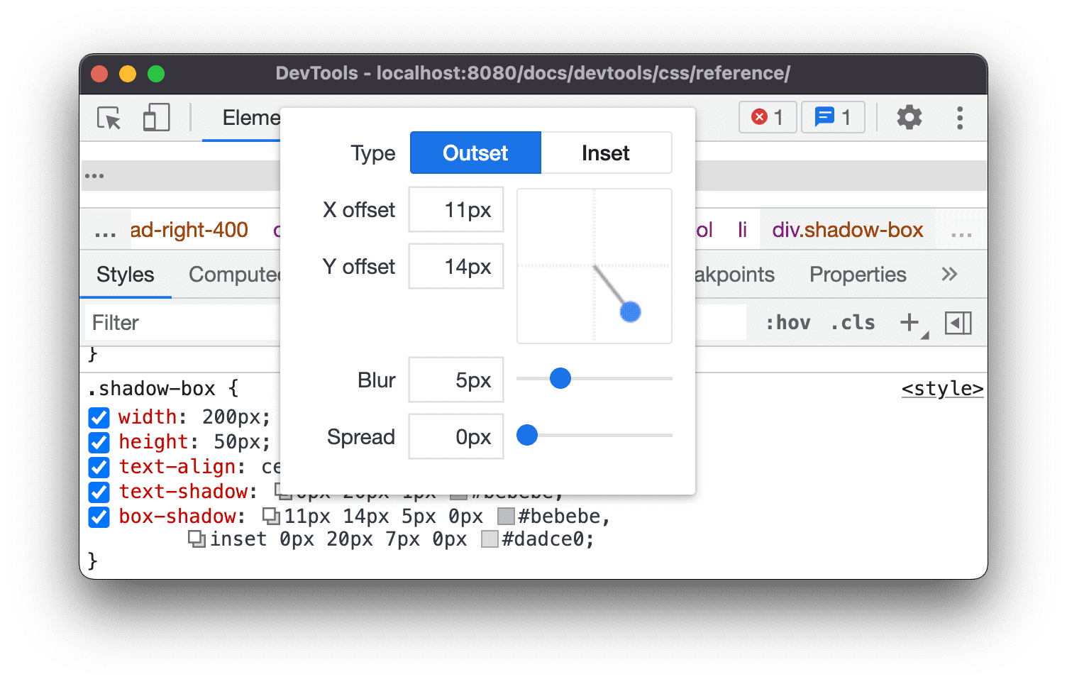 Schaduw-editor.