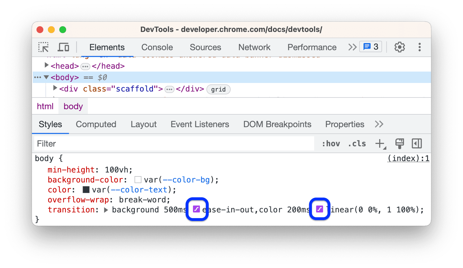 The Easing Editor icon.