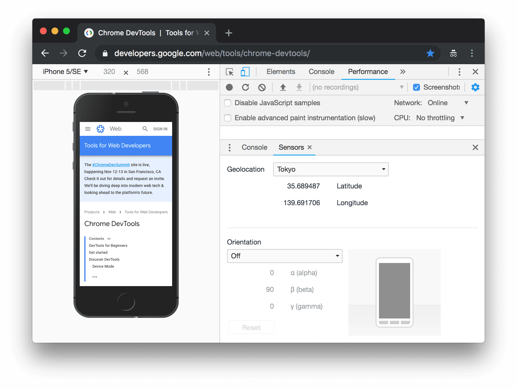 Simulate mobile devices with device mode | Chrome DevTools | Chrome for  Developers