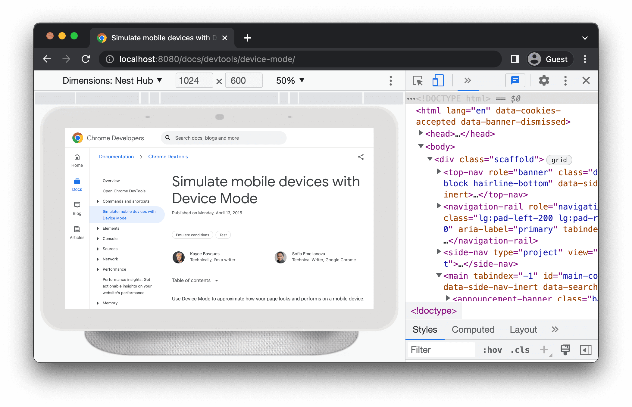 กรอบอุปกรณ์สำหรับ Nest Hub