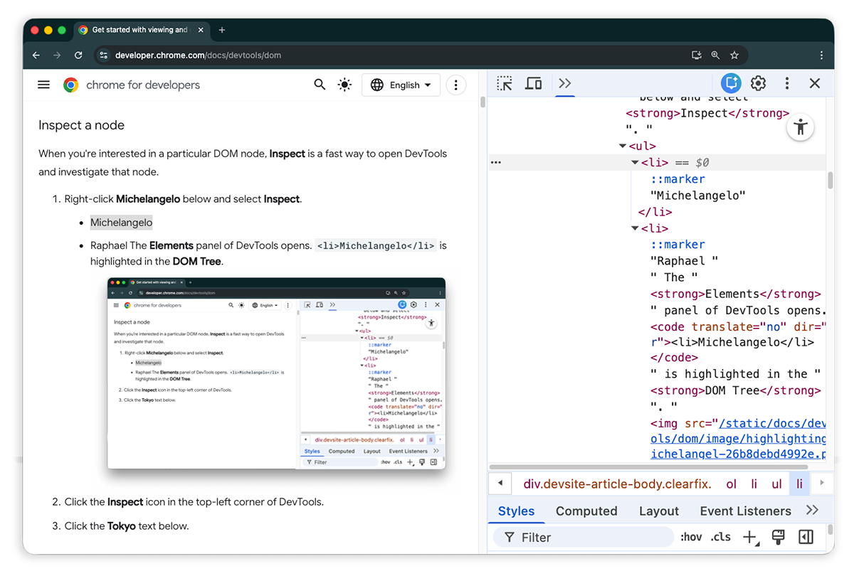 Cómo destacar el nodo de Michelangelo