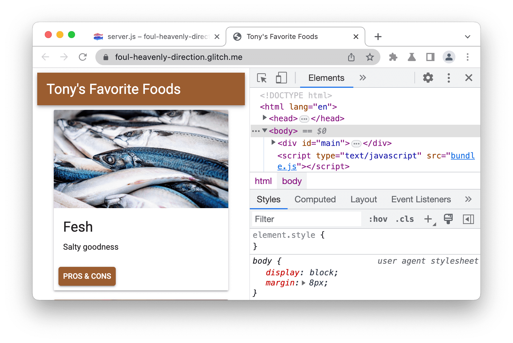 DevTools とデモです。