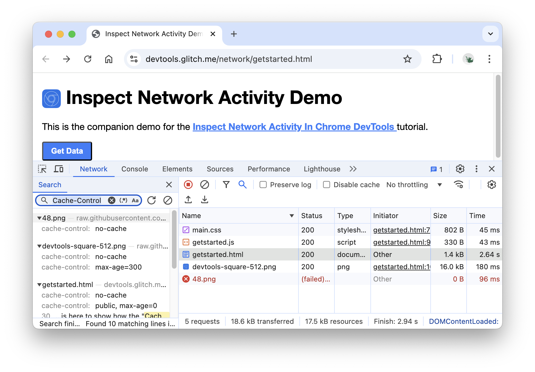 Search results for Cache-Control.