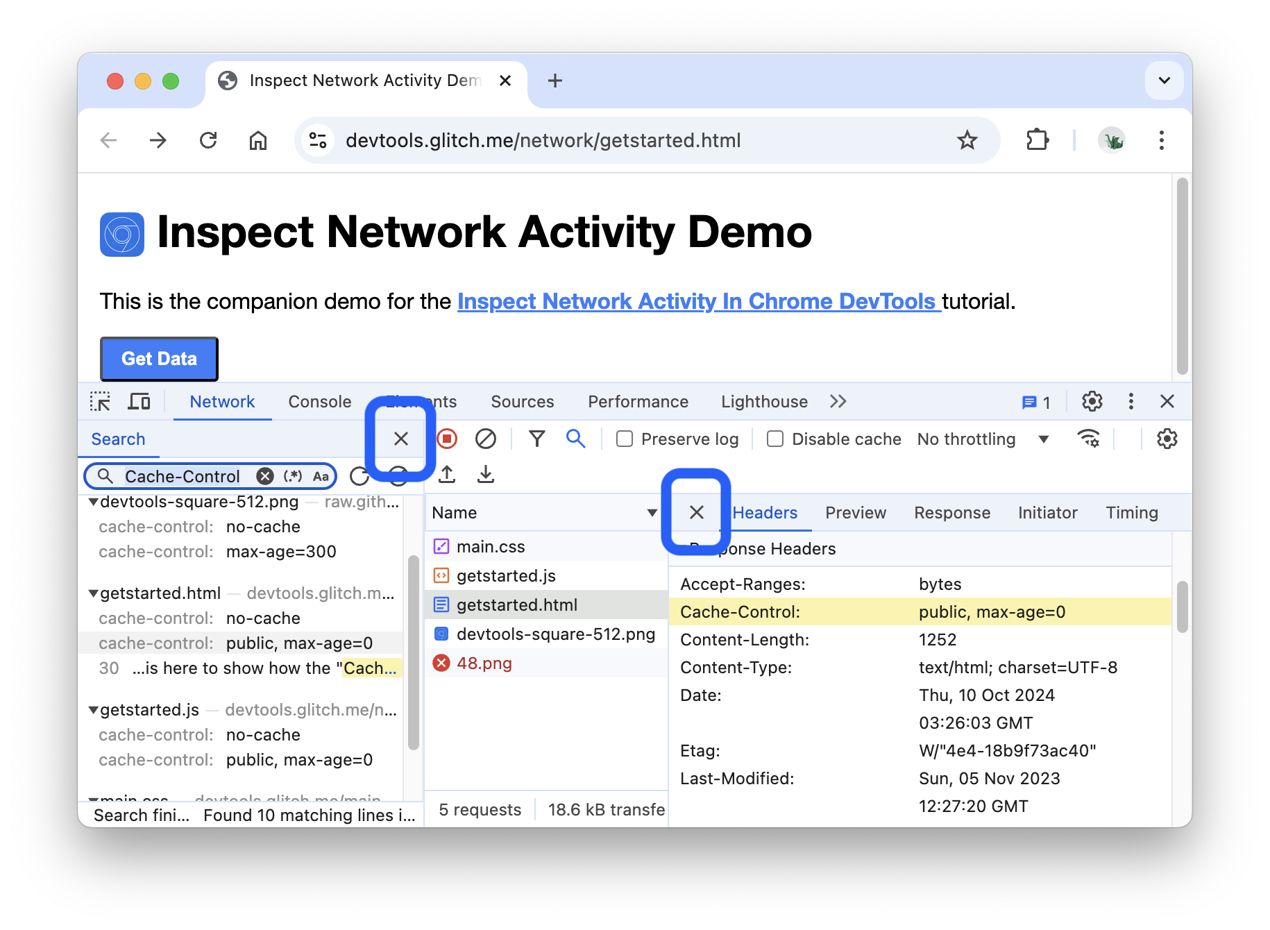 Os botões "Fechar".
