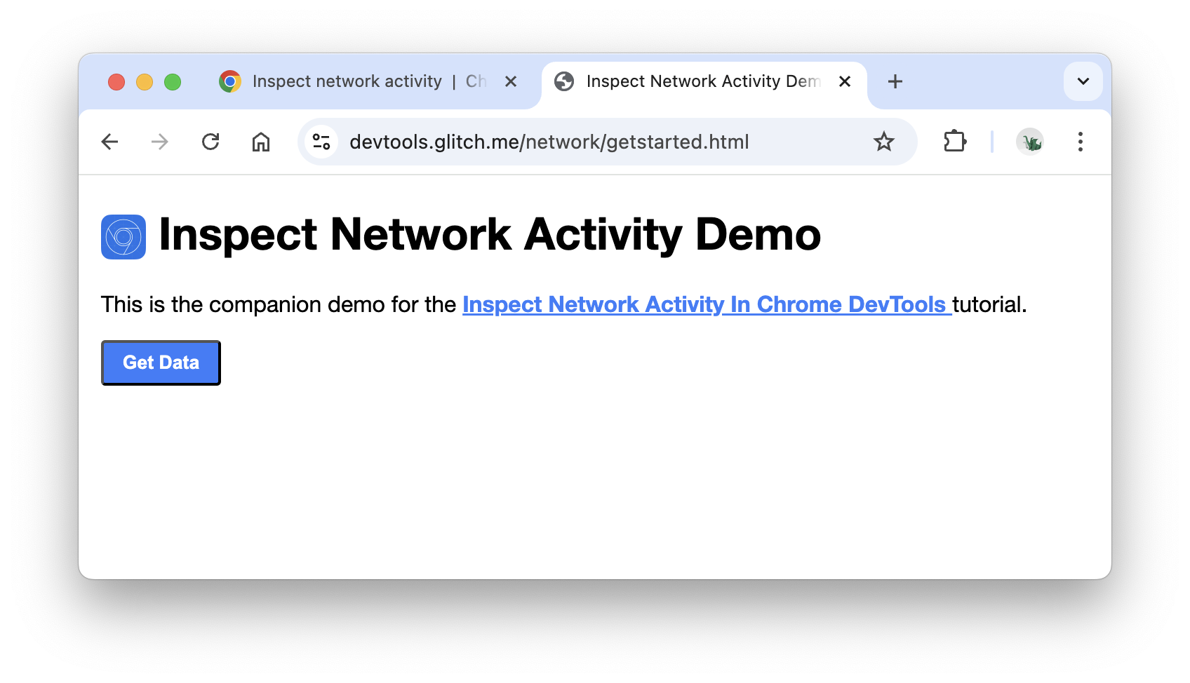 Es el sitio web de demostración.