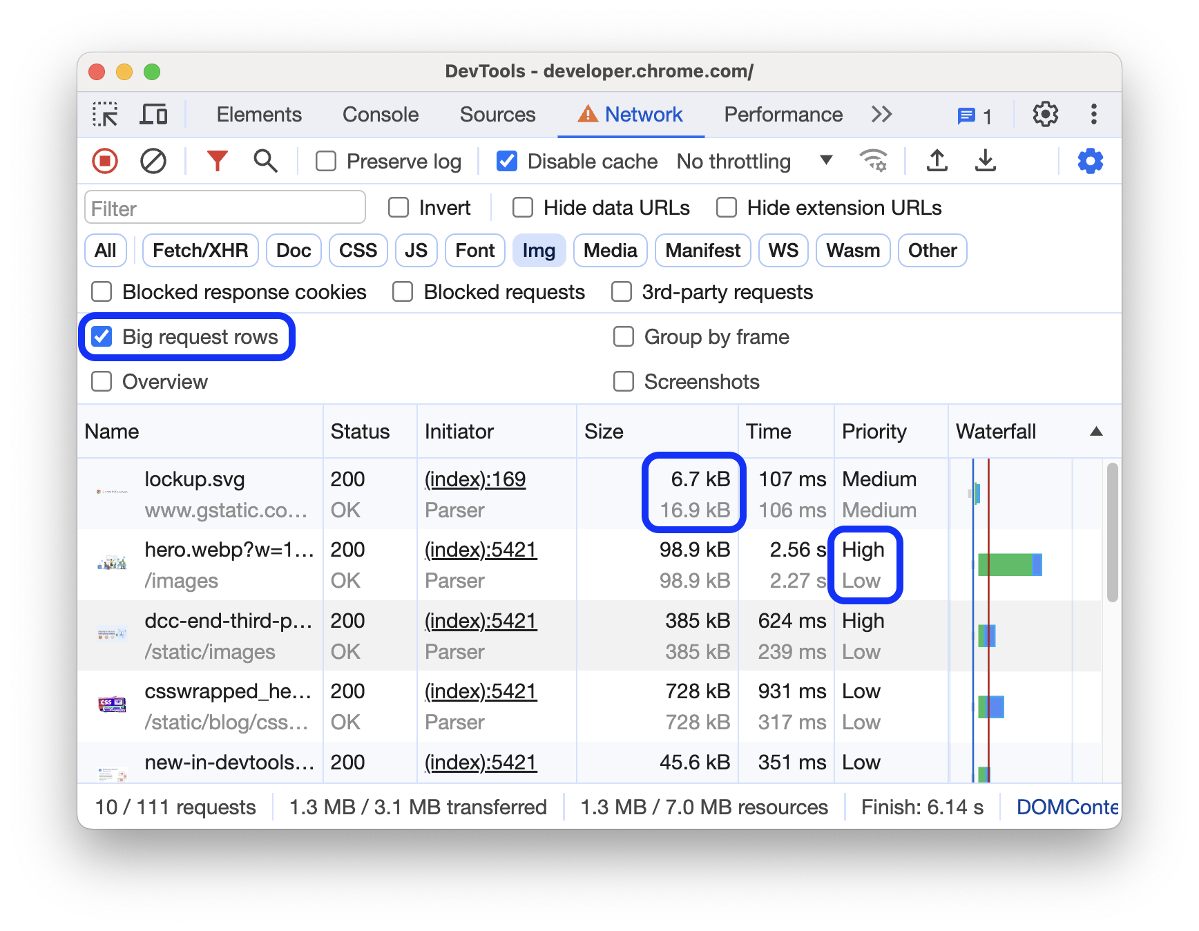 Network features reference DevTools Chrome for Developers