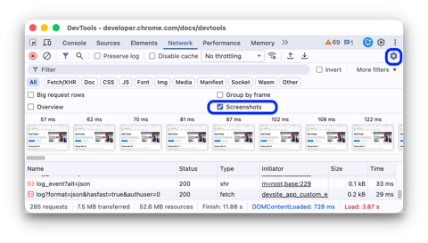 Network features reference | Chrome DevTools | Chrome for Developers