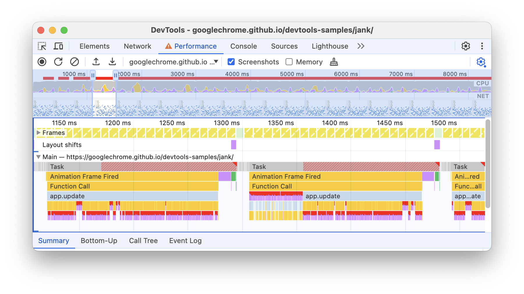 Увеличение на одном анимационном рамке.