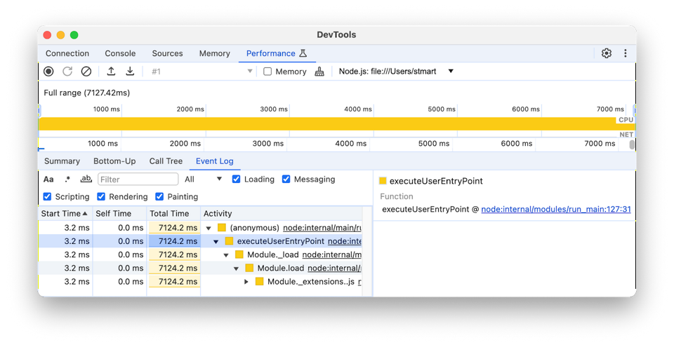Profile Node.js performance with the Performance panel | Chrome ...