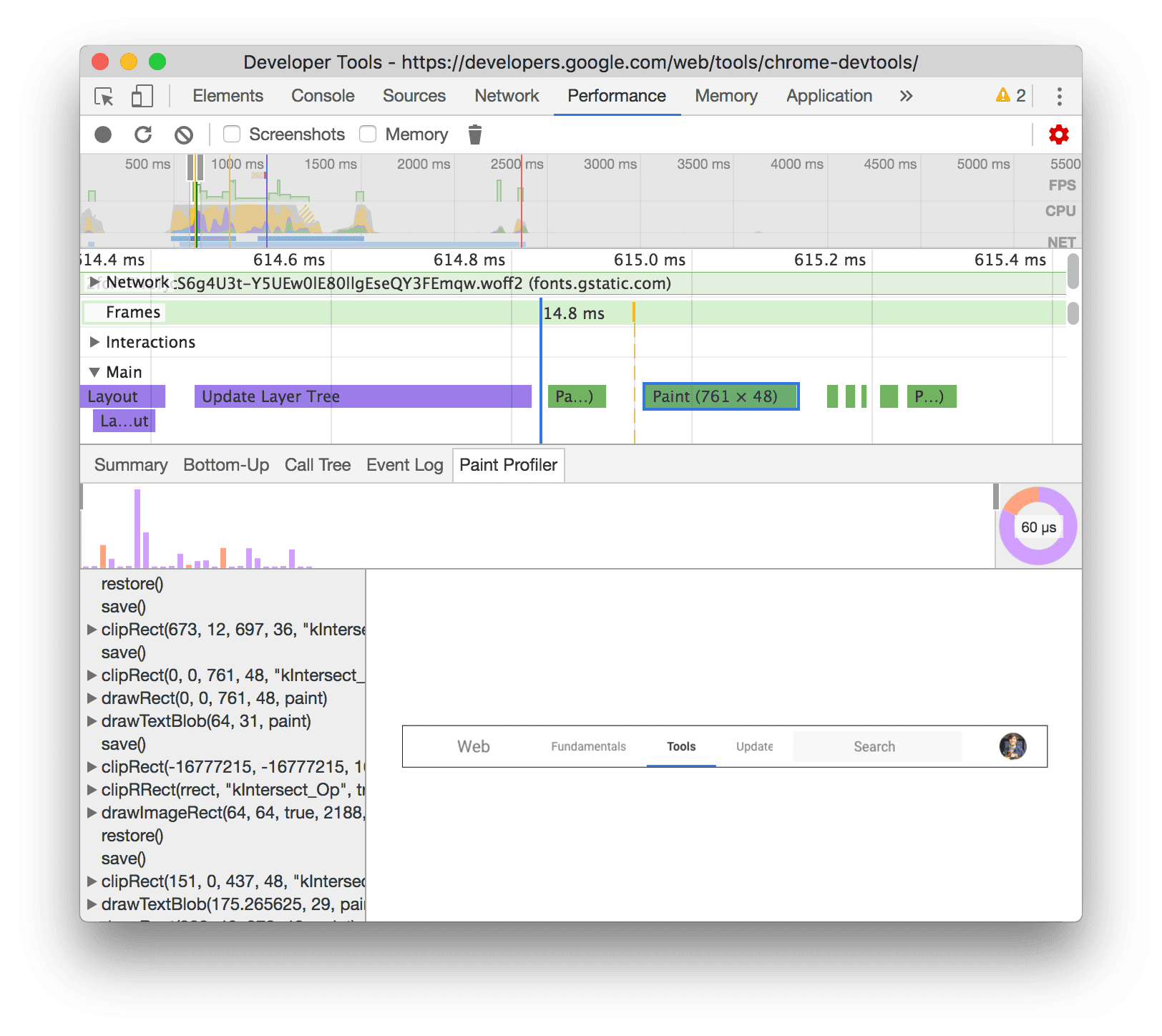 Performance features reference Chrome DevTools Chrome for