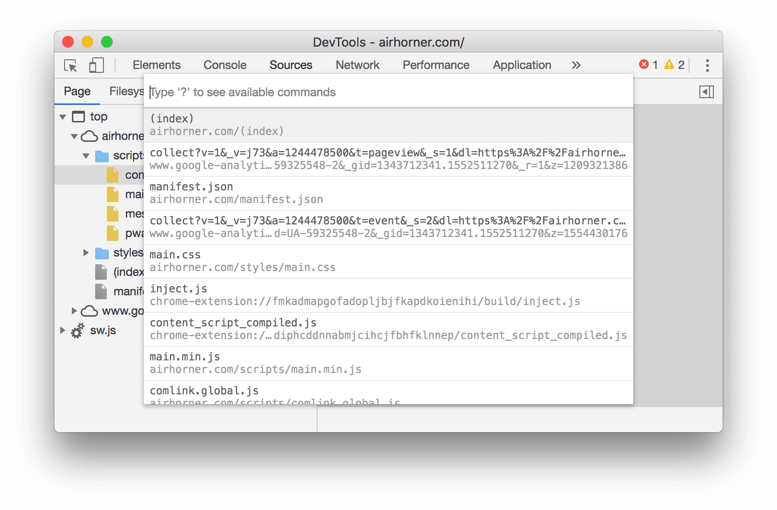 Diálogo Open File