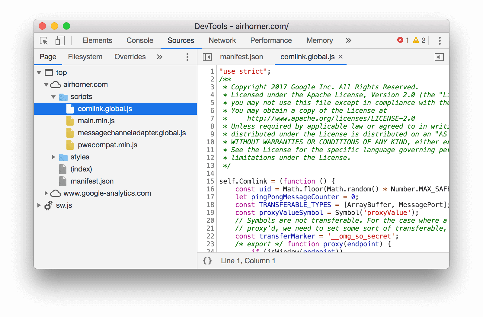 عرض ملف في "المحرِّر"