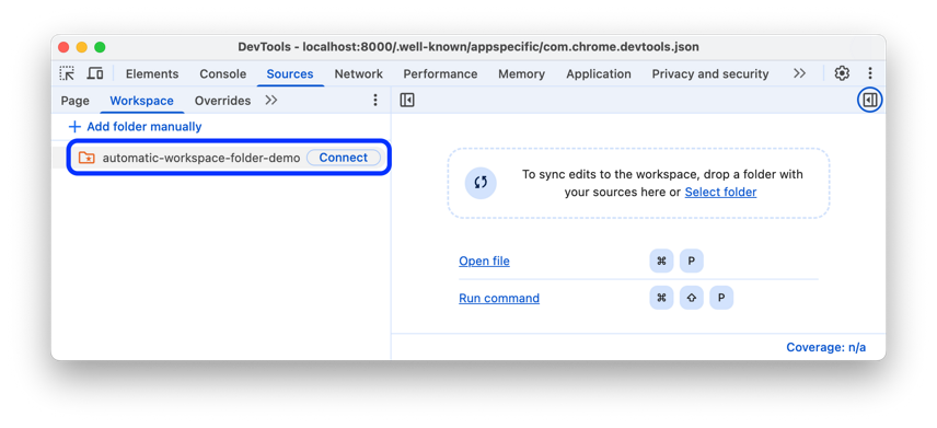 Set up workspaces to save changes to source files | Chrome DevTools ...