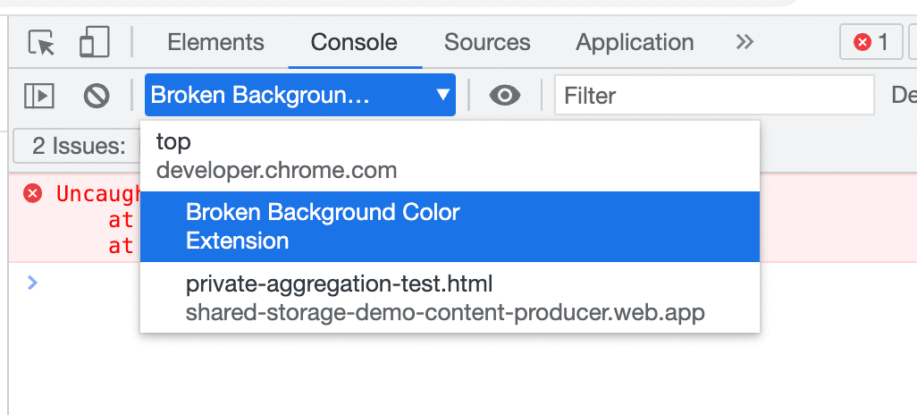ReferenceError non intercepté : "colors" n'est pas défini