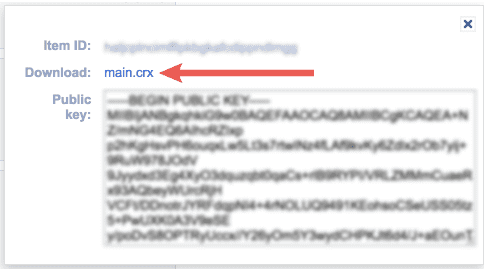 从开发者信息中心下载 .crx 文件