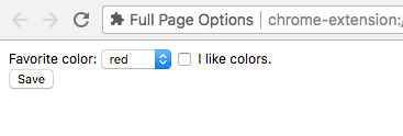 Full page options