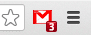 Captura de tela do ícone de uma extensão na barra do navegador