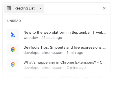 รายการอ่านแสดงจำนวนบทความ