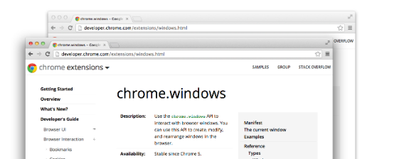 chrome.windows API Chrome for Developers