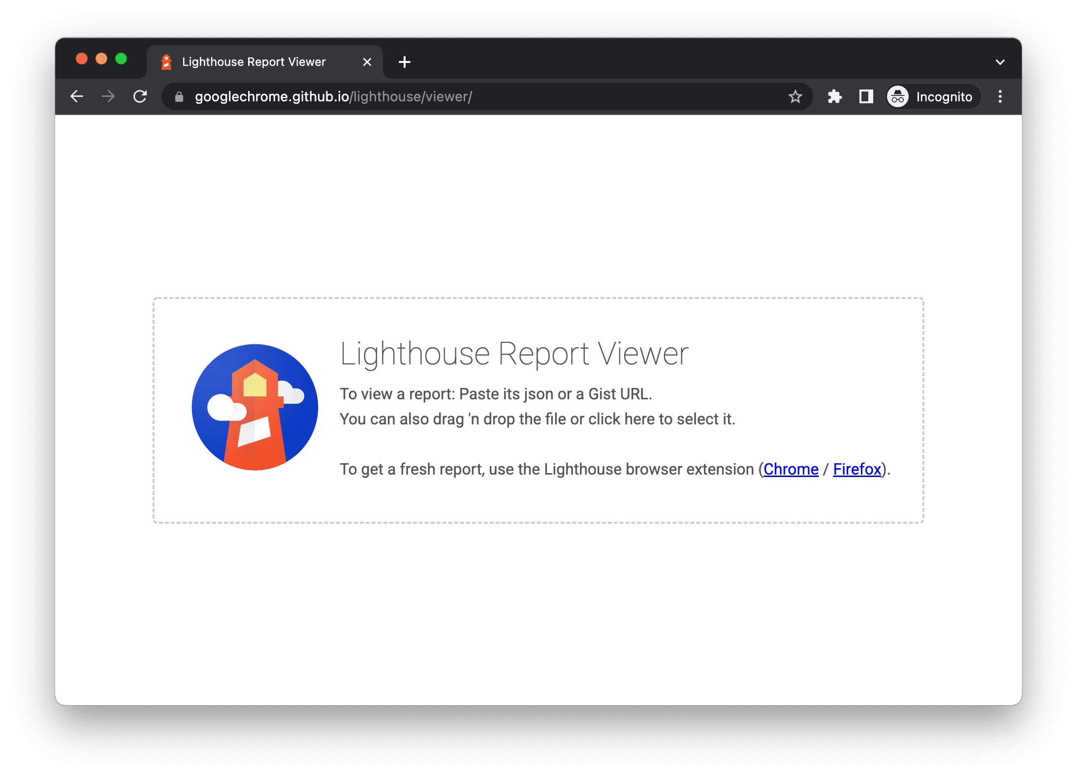 Lighthouse chrome for developers