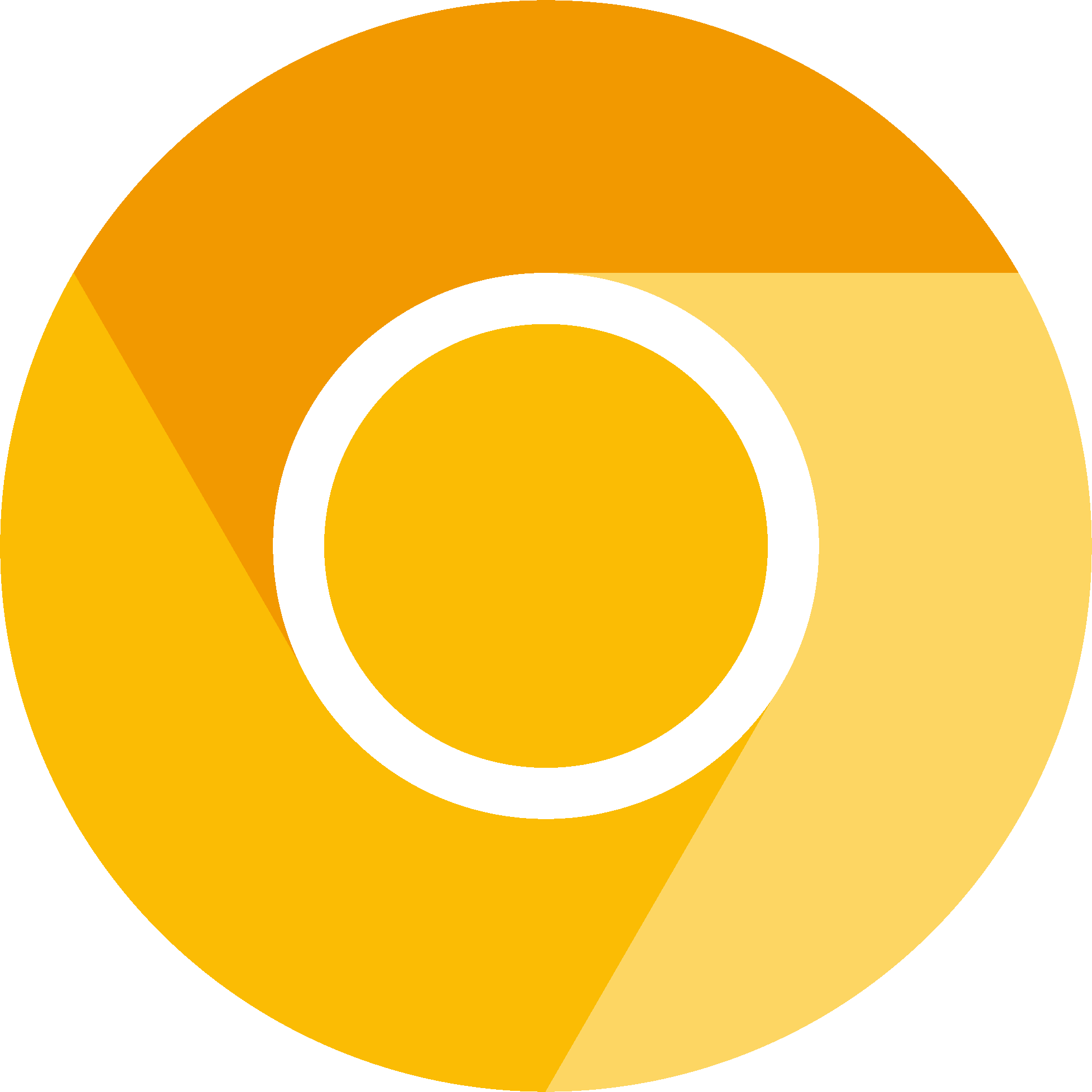 Chrome Canary logo.