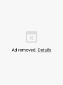 A gray box labeled 'Ad removed' with a 'Details' link, appearing in place of a heavy advertisement that exceeded resource limits.