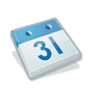 Generic calendar icon with too much perspective