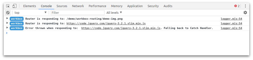 Log {i>Routing<i}